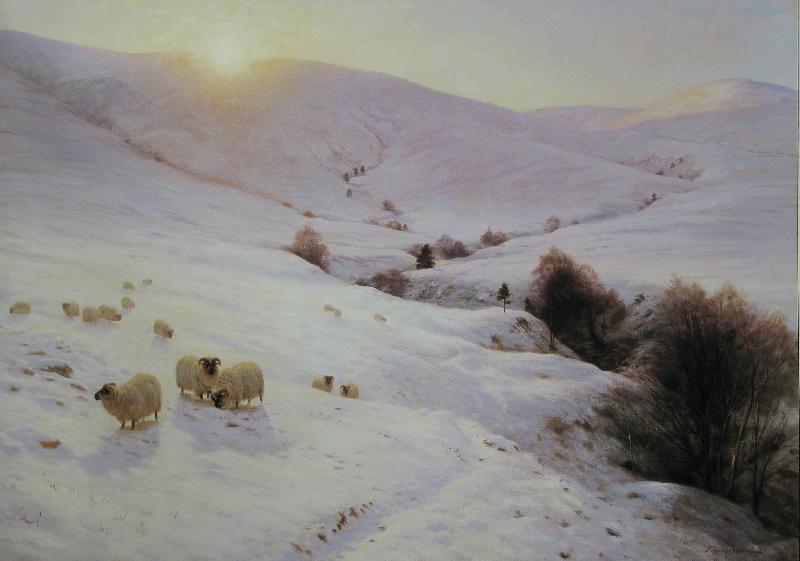 Joseph Farqharson The Sun Peeped oer yon Southland Hills